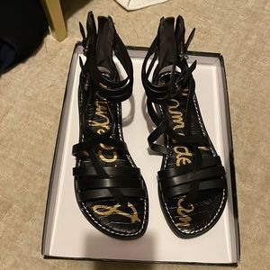 Sam Edelman gladiators black 7.5 new